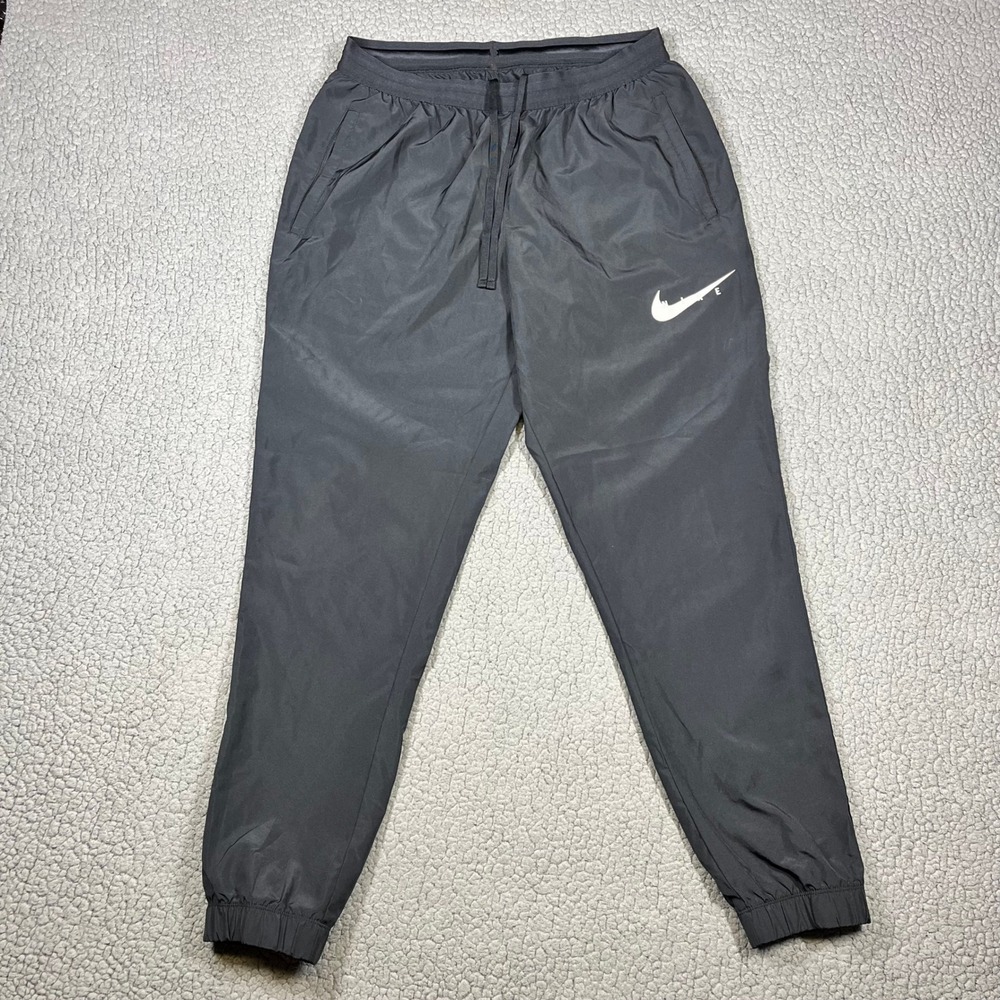 Nike Dri-FIT Essential Running Pants Black Joggers DA1147-010 Womens Medium